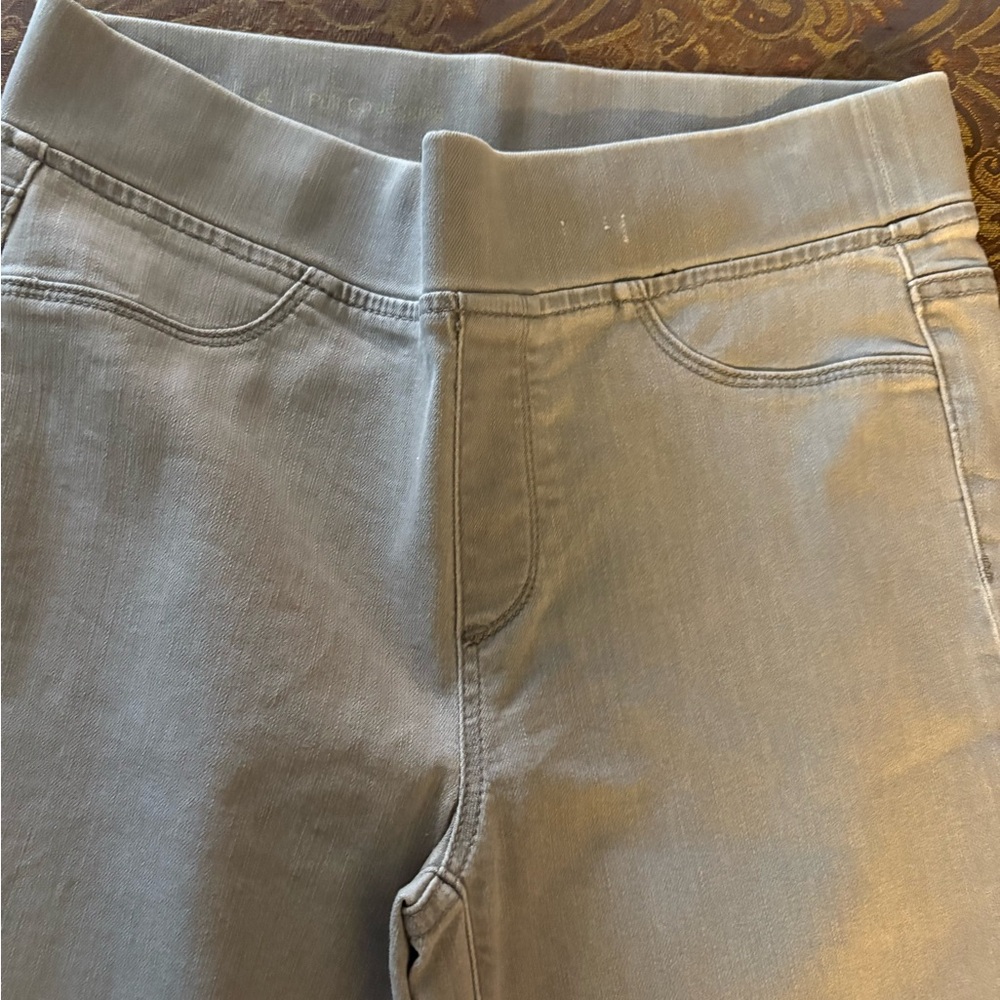 Talbots Women's  high waist light Gray Pull On  Jeggings